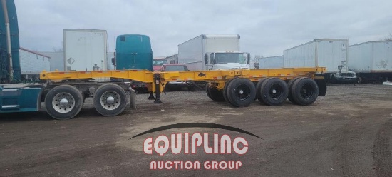 2023 BULL CHASSIS 20/40FT TRI AXLE CONTAINER CHASSIS TRAILER