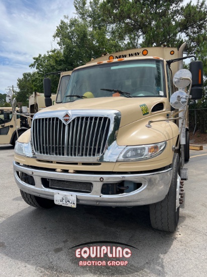 2014 INTERNATIONAL MA035 REAR LOADER TRASH TRUCK