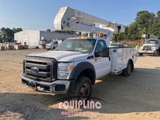 2006 TEREX HI RANGER HR37M BUCKET BODY MOUNTED ON A 2016 FORD F550 CHASSIS