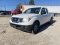 2017 WHITE NISSAN FRONTIER EXTENDED CAB BUCKET SEATS