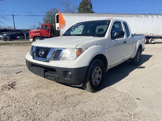 2017 WHITE NISSAN FRONTIER EXTENDED CAB BUCKET SEATS