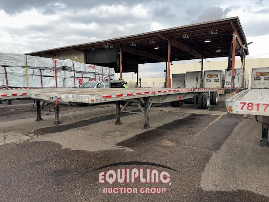 2009 REITNOUER 48FT SPREAD AXLE FLATBED TRAILER