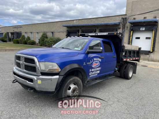2012 DODGE RAM 4500 CREW CAB SINGLE AXLE DUMP