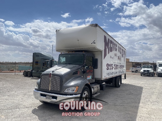 2009 KENWORTH T300 26FT MOVING BOX TRUCK