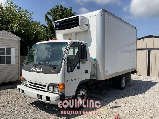 2005 ISUZU NPR HD REFRIGERATED BOX TRUCK