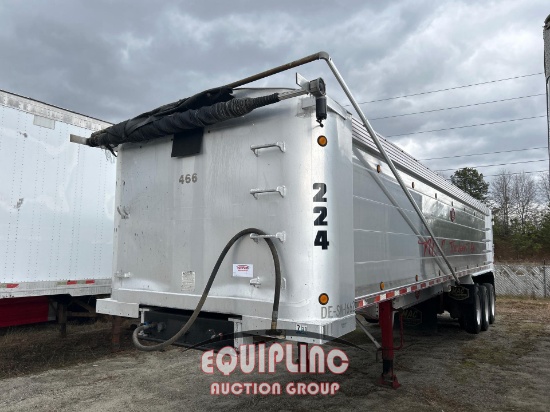 2007 MAC 35FT ALUMINUM FRAME TRI AXLE DUMP TRAILER