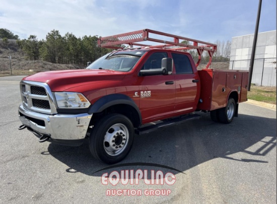 2017 RAM 5500HD CREW CAB UTILITY TRUCK