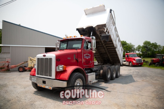 2005 PETERBILT 357 TRI AXLE DUMP TRUCK