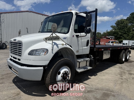 2014 FREIGHTLINER M2 TANDEM AXLE 24FT FLATBED