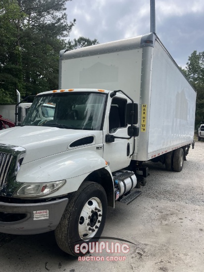 2020 INTERNATIONAL MV607 26FT NON CDL BOX TRUCK