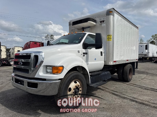 2015 FORD F650 REEFER BOX TRUCK