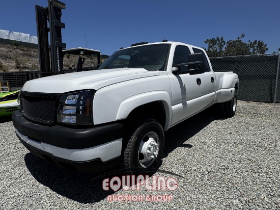 2007 CHEVROLET 3500HD 4x4 DUALLY PICKUP TRUCK