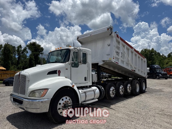 2015 KENWORTH T370 QUINT AXLE DUMP TRUCK