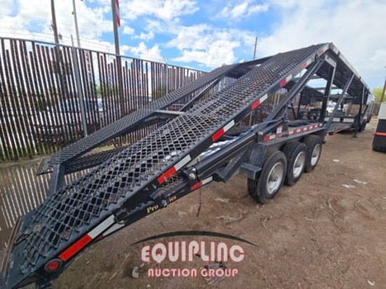 2023 KAUFMAN MINI V CAR HAULER TRAILER