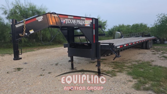 2024 TEXAS PRIDE 40FT GOOSENECK FLATBED TRAILER