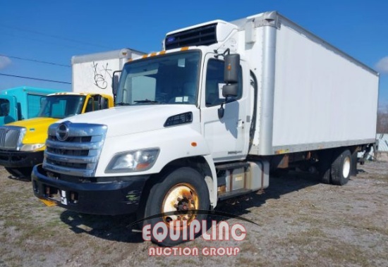2017 HINO 338 REFRIGERATED BOX TRUCK