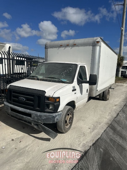 2012 FORD E350 4X2 16FT BOX TRUCK