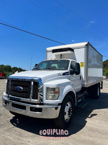 2016 FORD F650 BOX TRUCK
