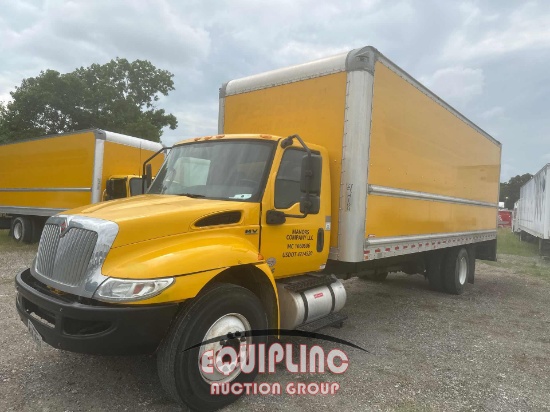 2020 INTERNATIONAL MV607 4X2 S/A 26FT NON CDL BOX TRUCK
