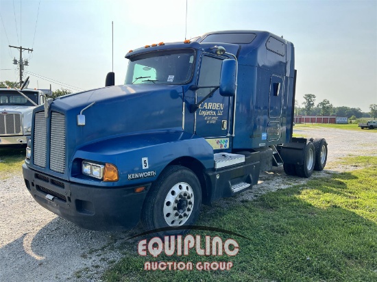 2000 KENWORTH T600 6X4 T/A MID ROOF TRUCK TRACTOR