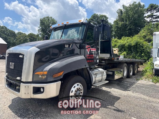 2013 CATERPILLAR CT660L 6X4 HEAVY HAUL ROLL BACK WITH LIFT AXLE