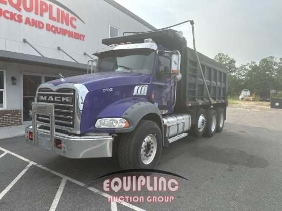 2014 MACK GU713 TRI/A DUMP TRUCK