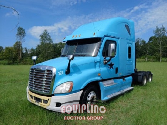 2014 FREIGHTLINER CASCADIA 6X4 T/A SLEEPER TRUCK TRACTOR
