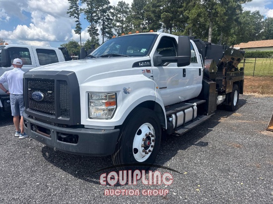 2016 FORD F-750 S/A ASPHALT DISTRIBUTOR HOT OIL TANK TRUCK