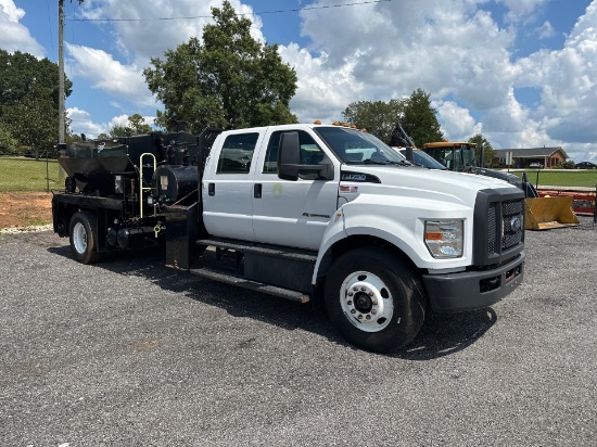 2018 FORD F-750 S/A ASPHALT DISTRIBUTOR HOT OIL TANK TRUCK