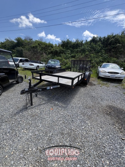 2025 P&T 77x16wt T/A 16ft Utility Trailer