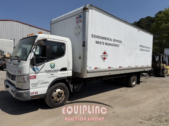 2013 MITSUBISHI FE 4X2 S/A 20FT BOX TRUCK