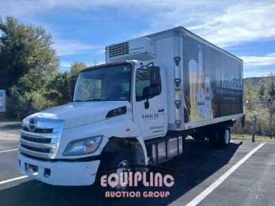 2017 Hino 268 4x2 S/A 24ft Refrigerated Box Truck