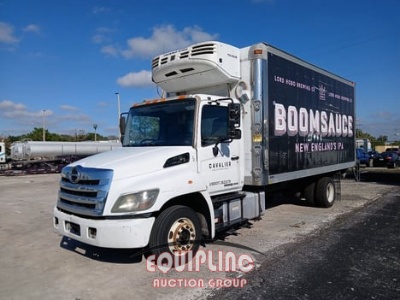 2017 Hino 268 4x2 S/A 24ft Refrigerated Box Truck