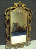 Cast iron wall mirror