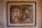Drawing of people in a candy shop by Lee Dubin, 37.5 IN Wide by 32 IN Tall