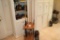 Pool cue set with rack