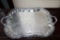 Silver serving tray