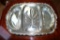 Silver food tray