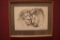 Artwork of two lions together