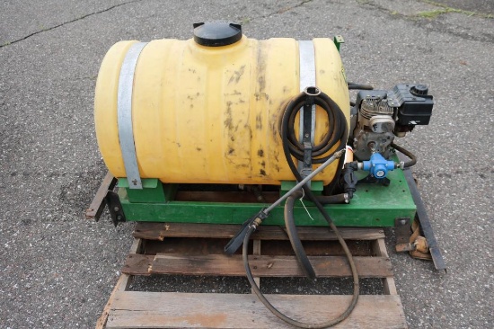50 gal Schaben Portable Tank Sprayer. 3.5 hp Tecemseh Gas Engine