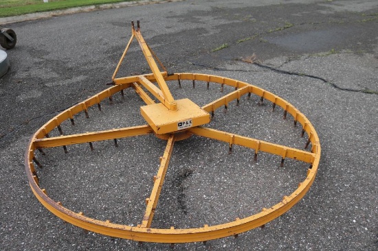 8' Round Arena Rake JD P&K