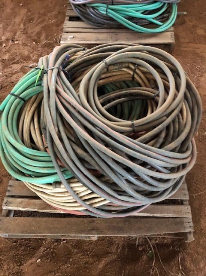 Pallet of water hoses
