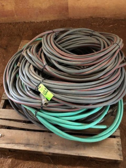Pallet of water hoses