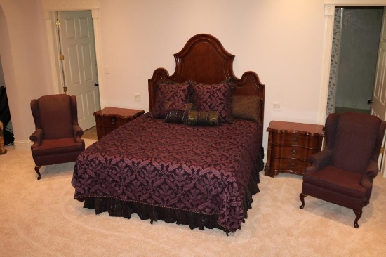Bed with bed frame