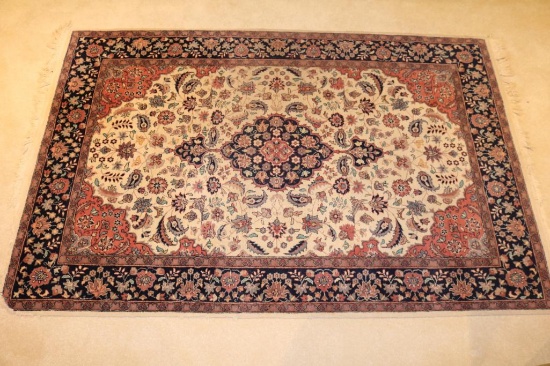 Carpet with flower designs