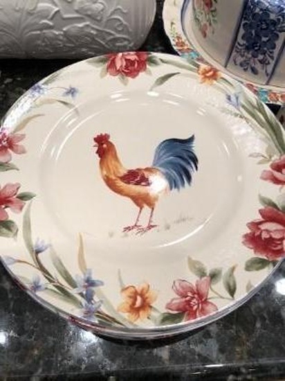 39 Pieces Rooster plate