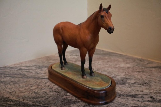 Porcelain Quarter Horse, Doris Lender no. 184, signed by director, 1962 no. 4328