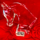 LALIQUE CRYSTAL HORSE HEAD GUIDE $30K+