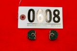 DIAMOND & EMERALD EARRINGS