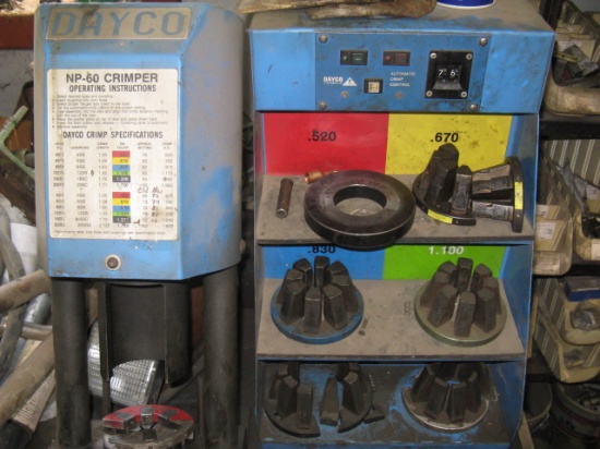 Dayco hydraulic hose crimper